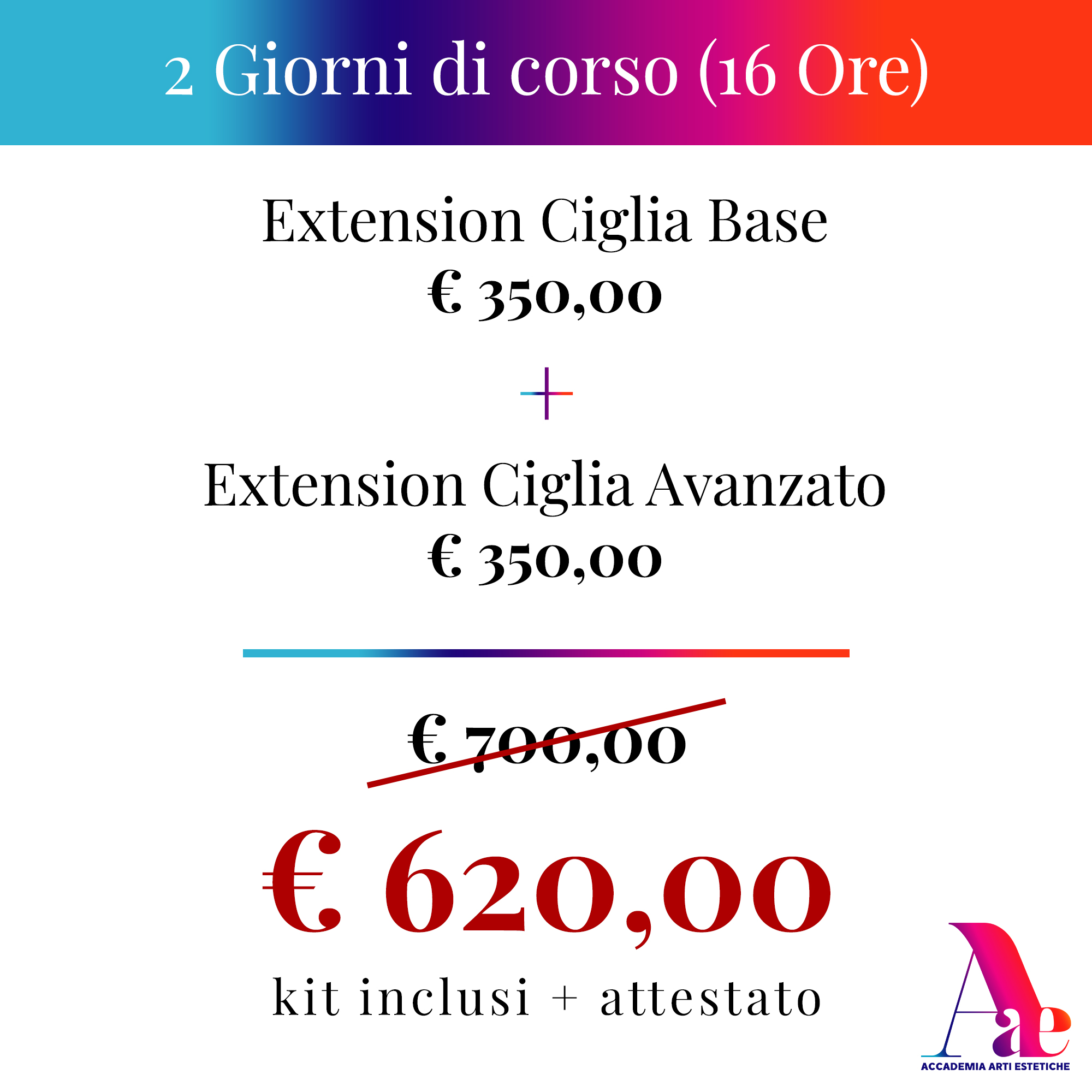 Corsi combo promo